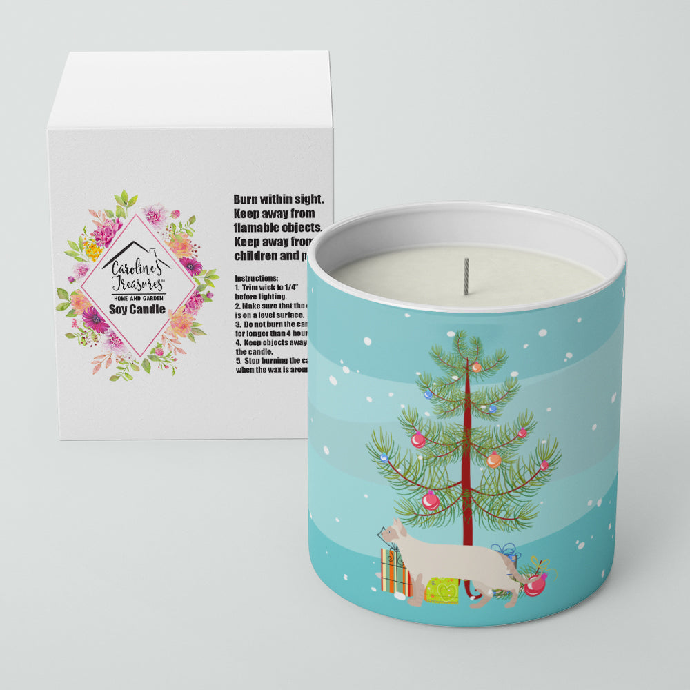 Tonkinese #2 Cat Merry Christmas 10 oz Decorative Soy Candle - the-store.com