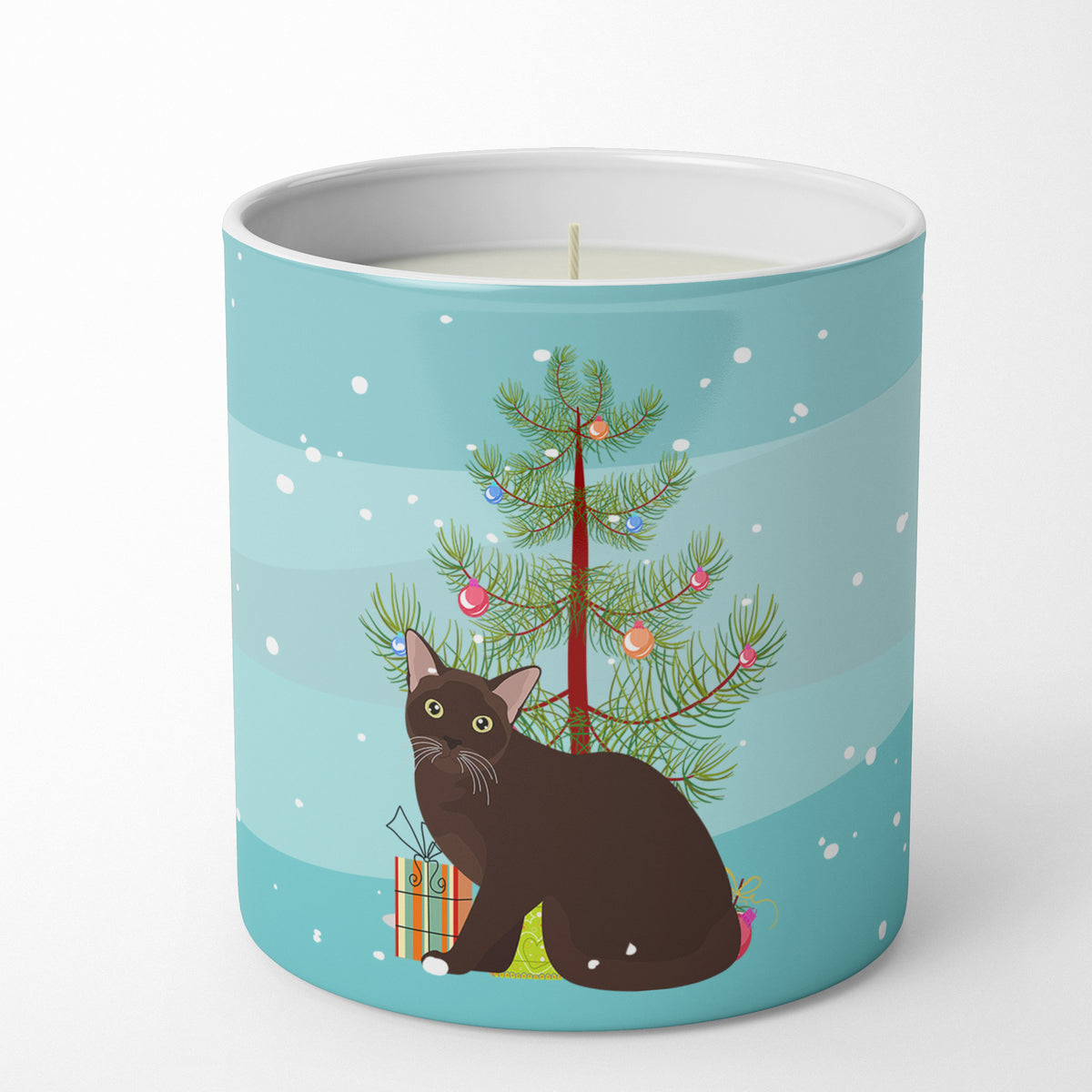 Buy this Burmese #1 Cat Merry Christmas 10 oz Decorative Soy Candle