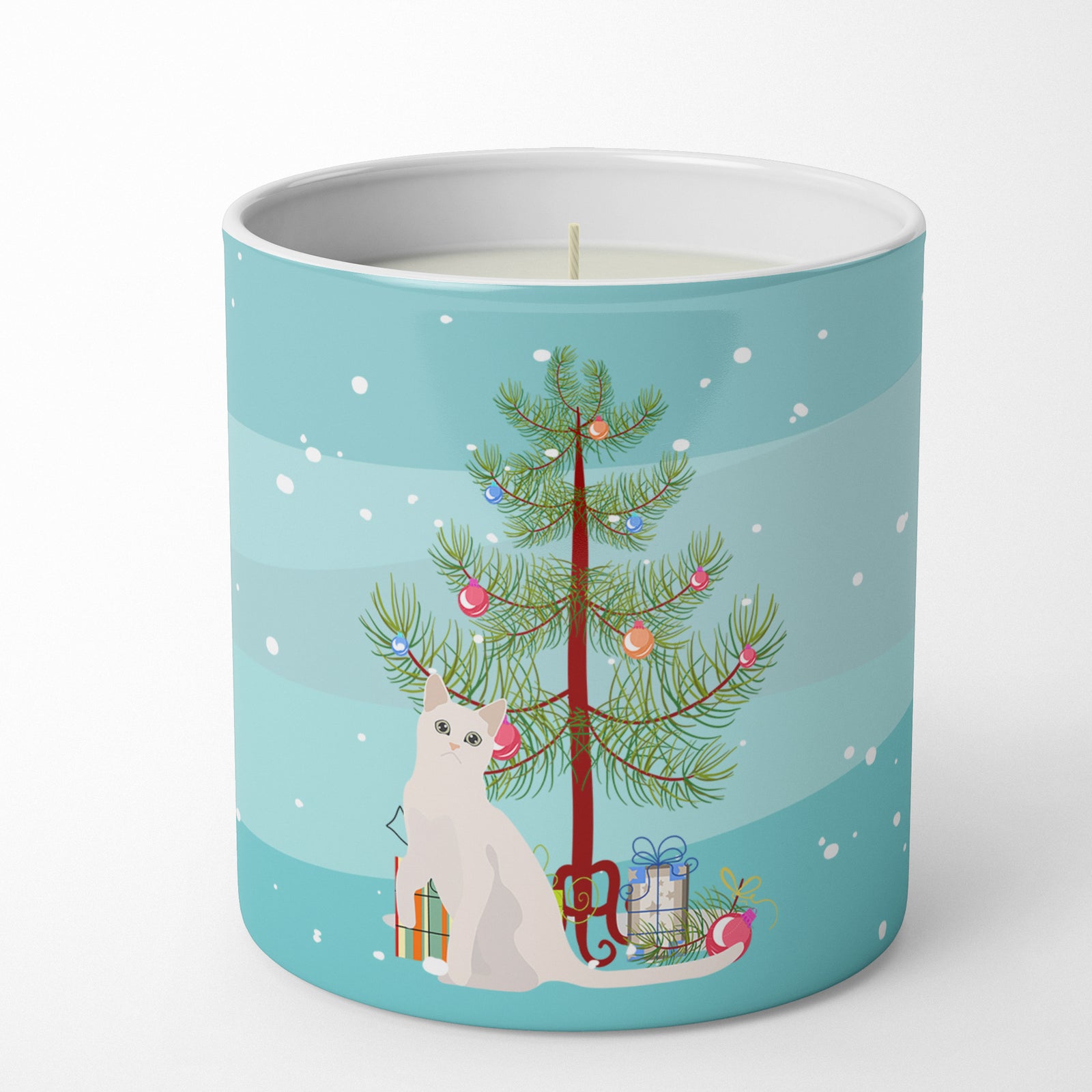 Buy this Burmilla #1 Cat Merry Christmas 10 oz Decorative Soy Candle