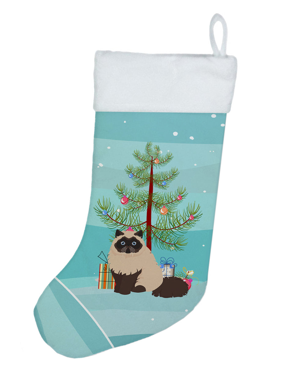 Colorpoint Persian Hymalayan Cat Merry Christmas Christmas Stocking