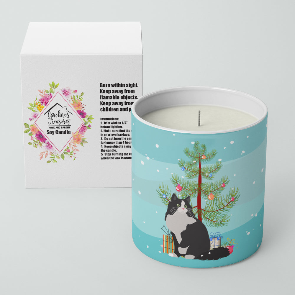 Buy this Ragamuffin Cat Merry Christmas 10 oz Decorative Soy Candle