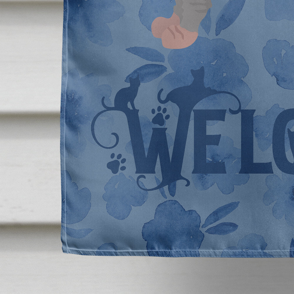 Bambino #1 Cat Welcome Flag Canvas House Size CK4832CHF