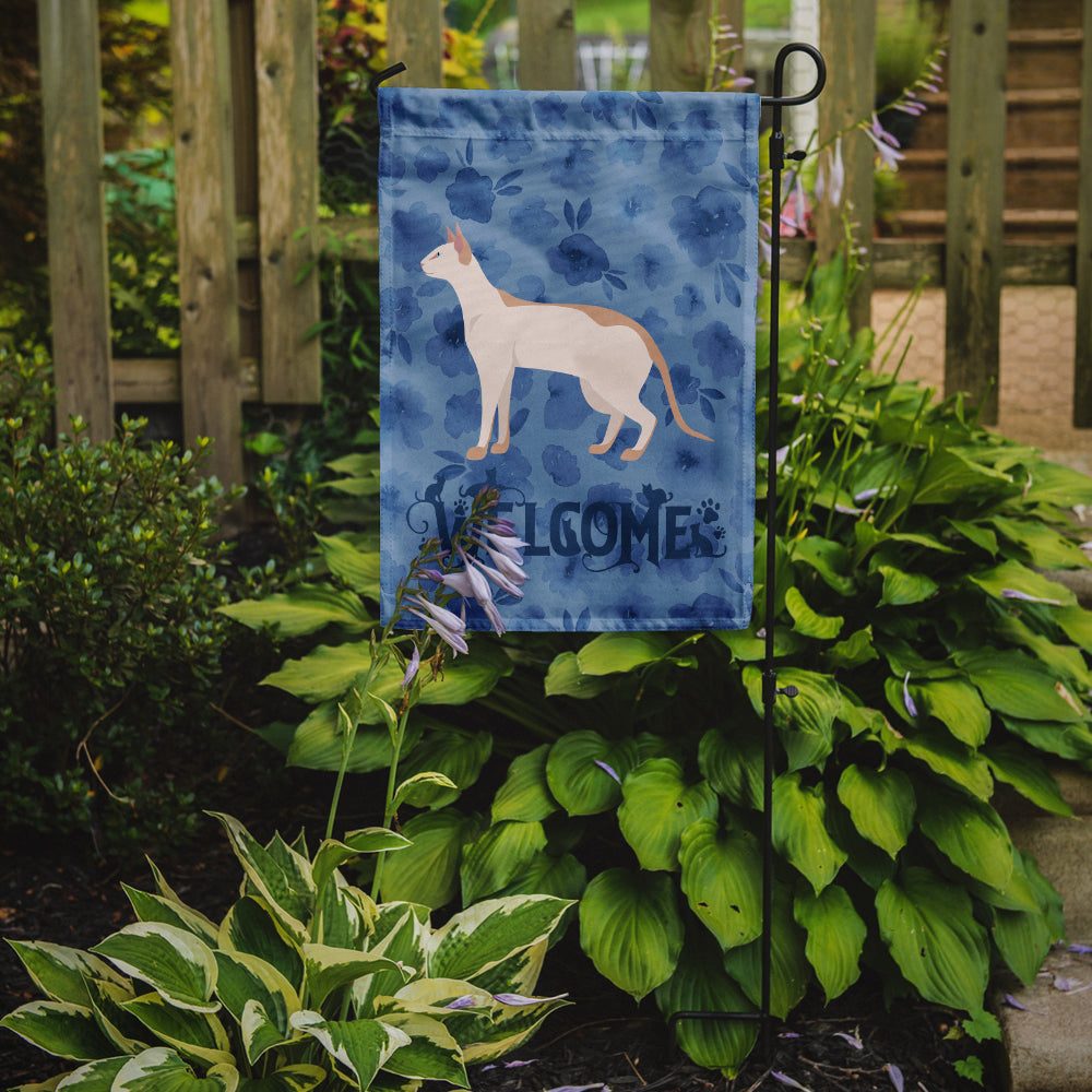 Colorpoint Shorthair #3 Cat Welcome Flag Garden Size CK4862GF