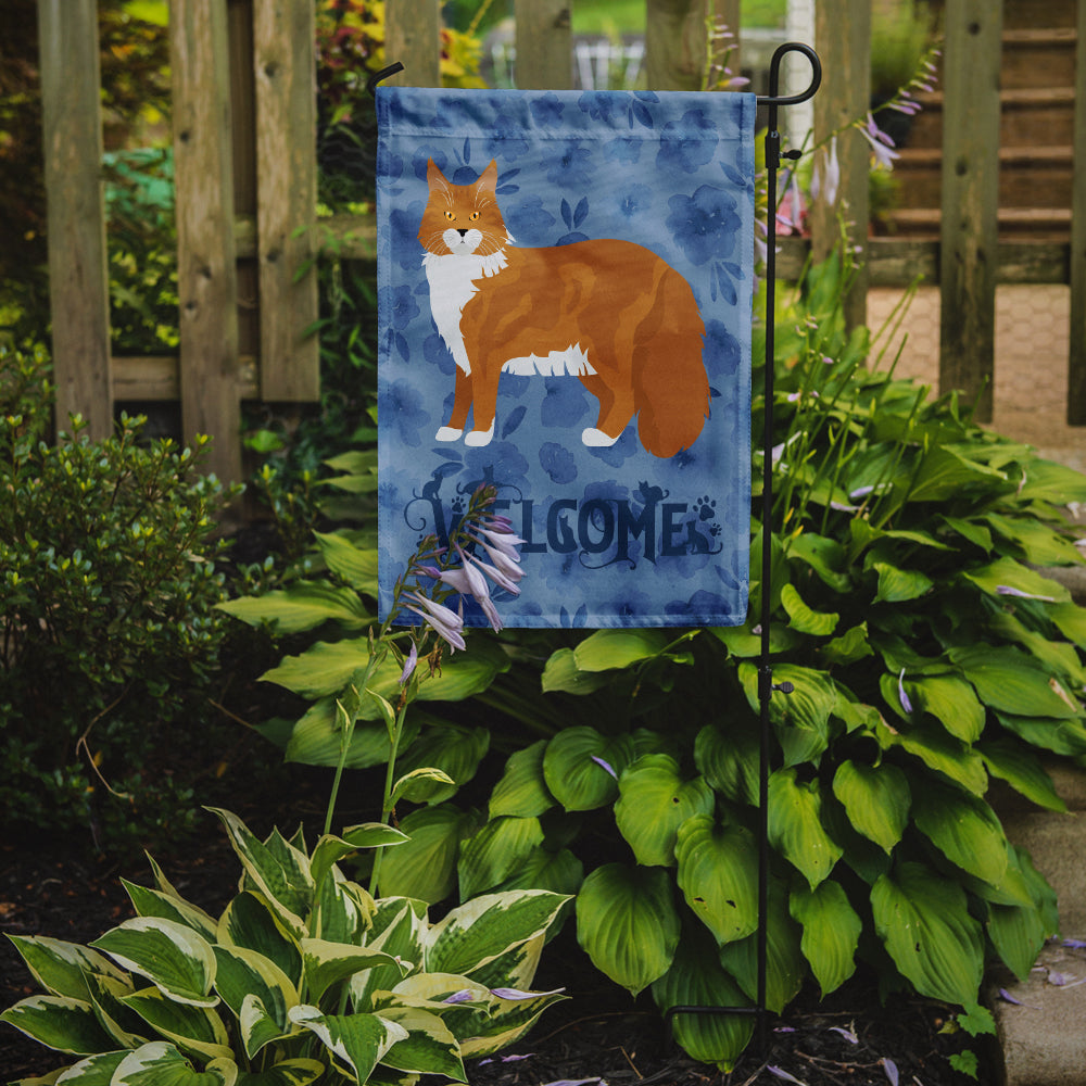 Maine Coon #1 Cat Welcome Flag Garden Size CK4914GF