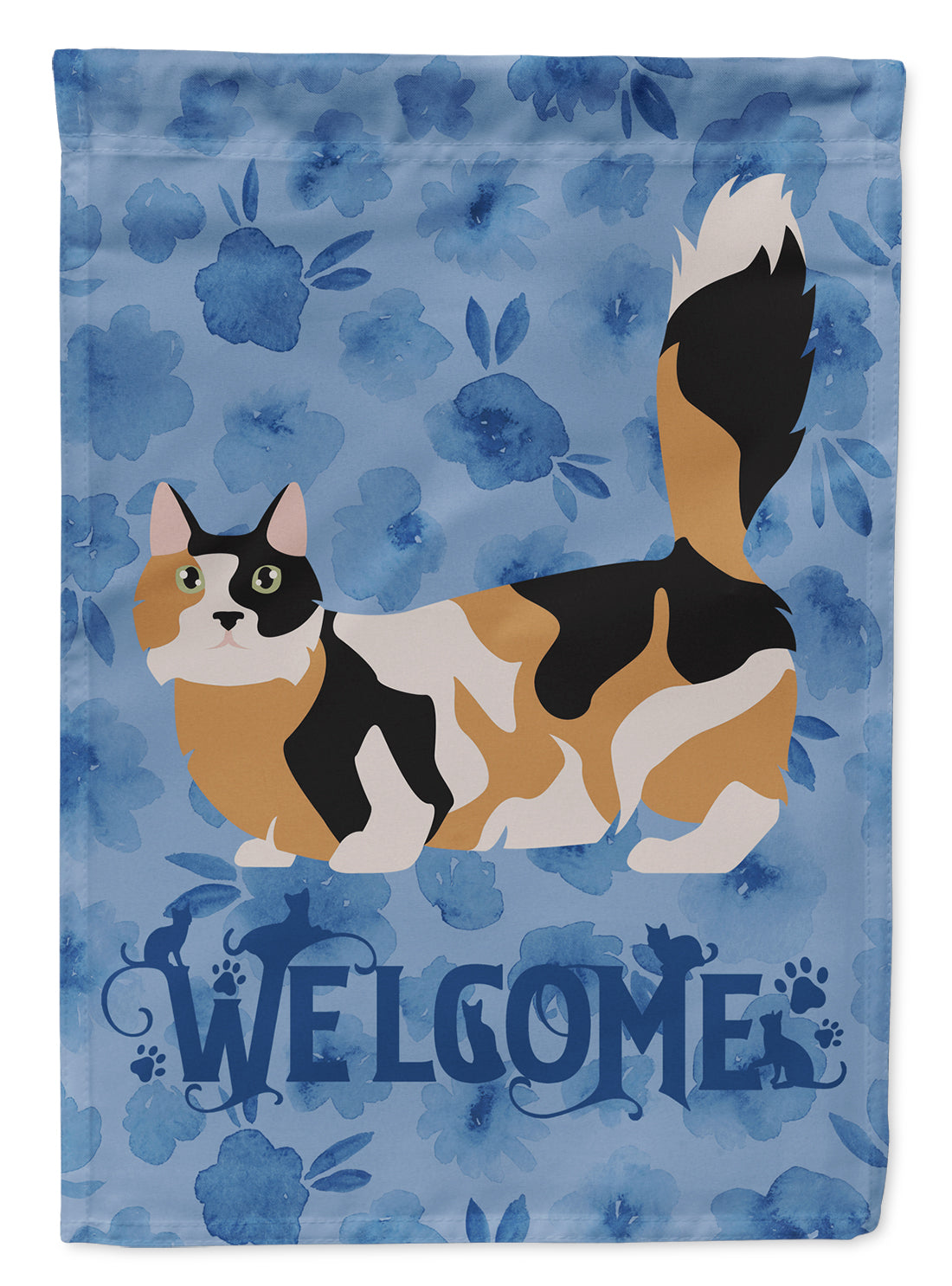 Munchkin #3 Cat Welcome Flag Garden Size CK4924GF