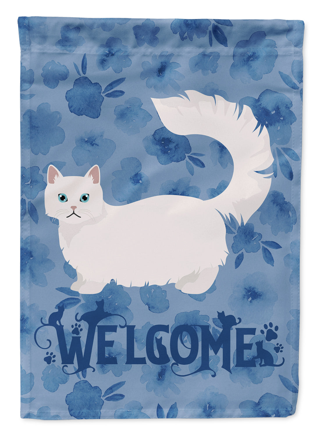 Napoleon #1 Cat Welcome Flag Canvas House Size CK4925CHF
