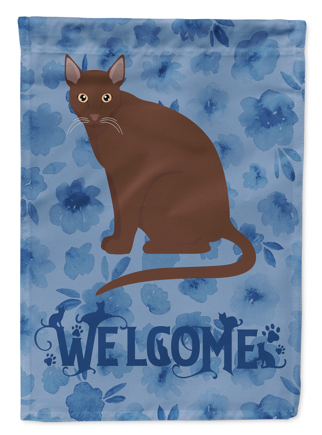 Raas Cat Welcome Flag Canvas House Size CK5052CHF