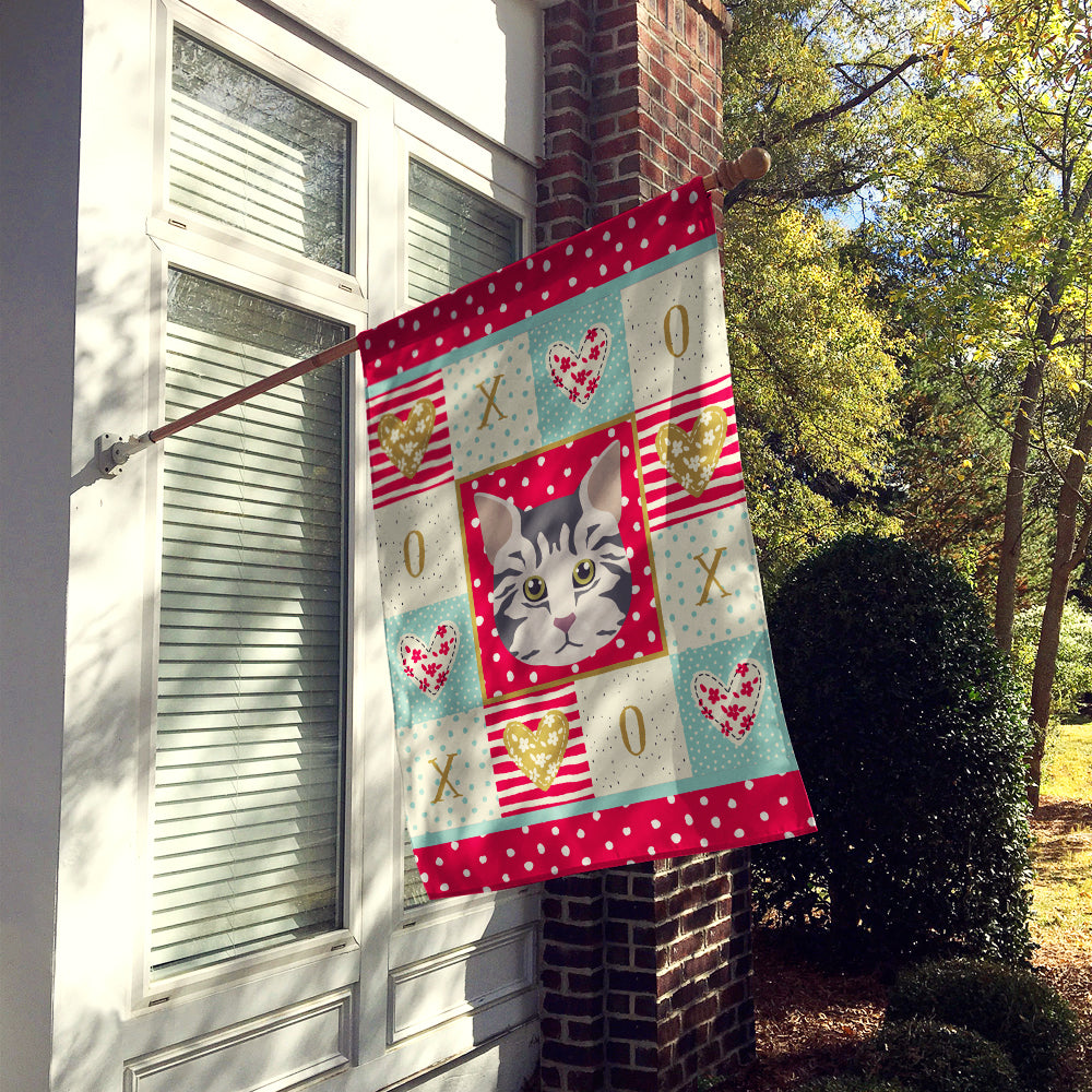 American Bobtail Cat Flag Canvas House Size CK5079CHF