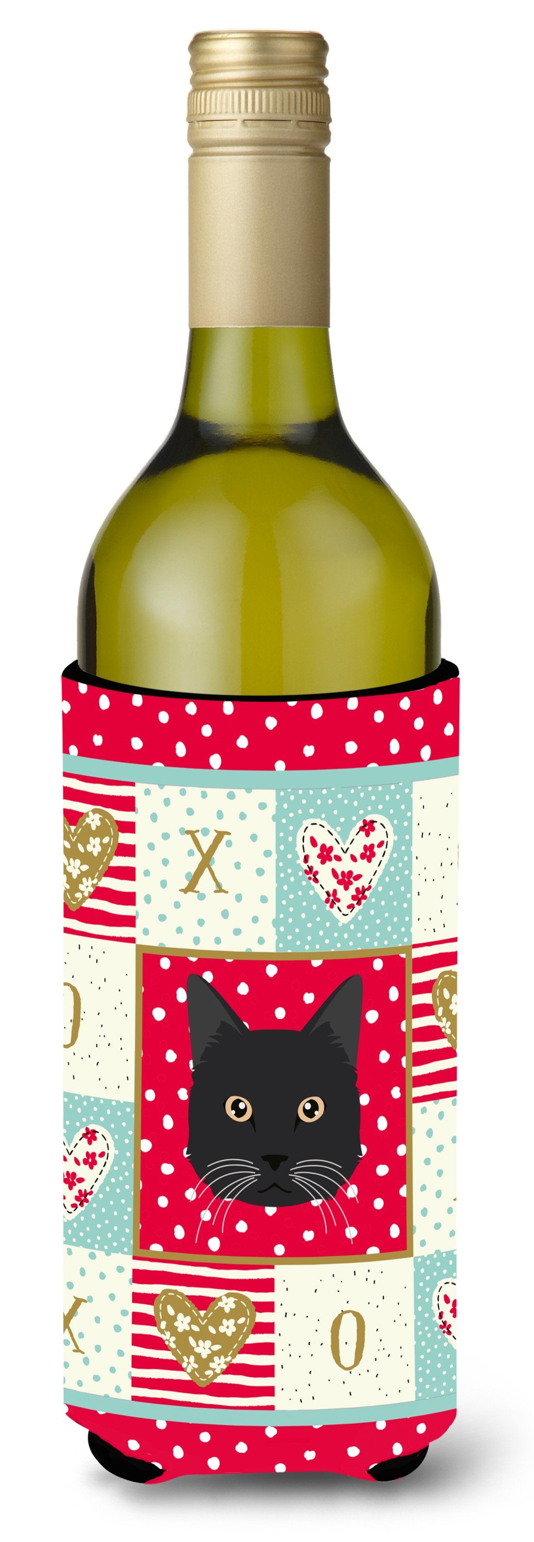 Chantilly Tiffany Cat Wine Bottle Beverage Insulator Hugger CK5099LITERK by Caroline&#39;s Treasures