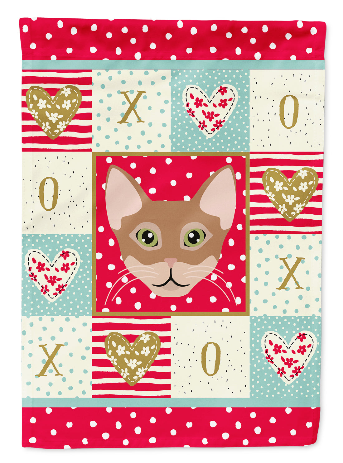 Chausie Cat Flag Canvas House Size CK5101CHF