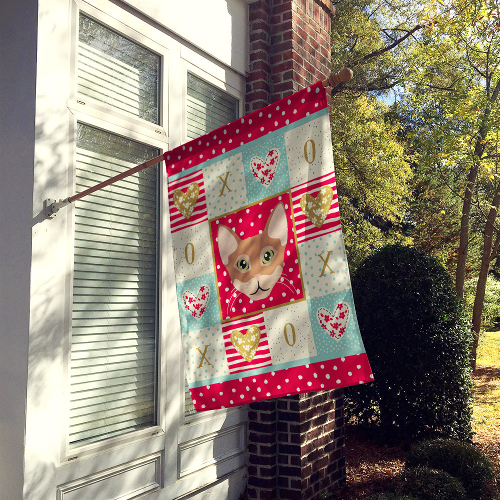 Chausie Cat Flag Canvas House Size CK5101CHF
