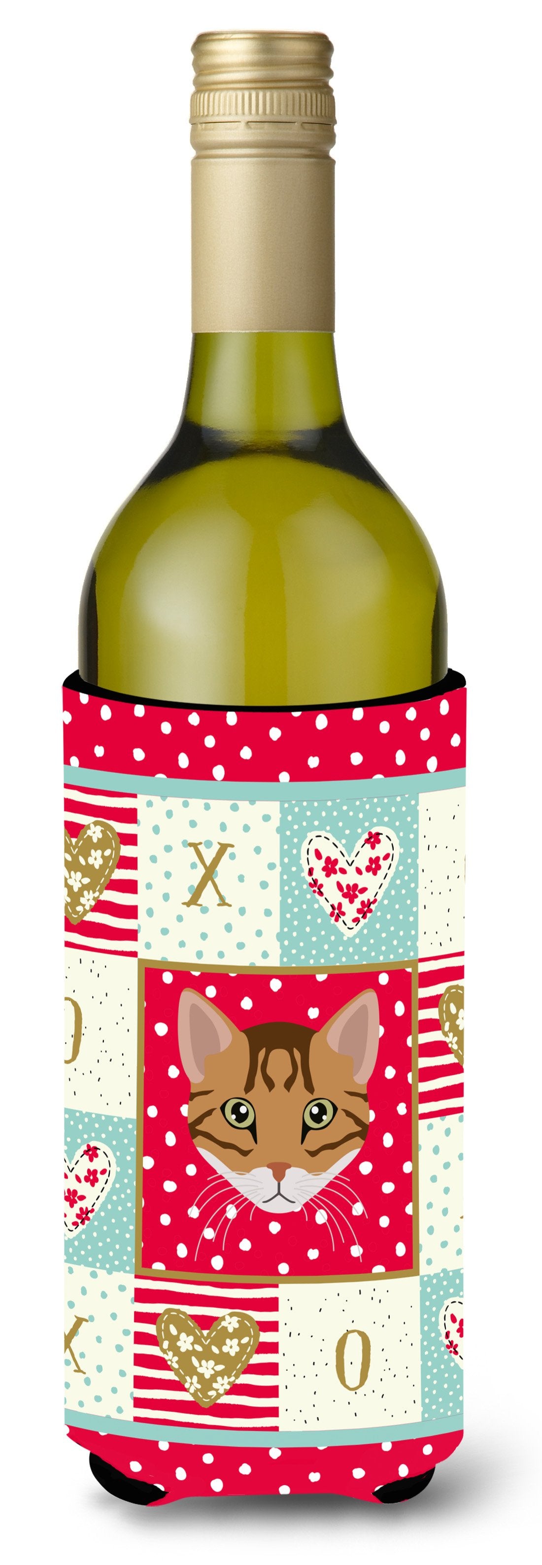 Cheetoh Cat Wine Bottle Beverage Insulator Hugger CK5102LITERK by Caroline's Treasures