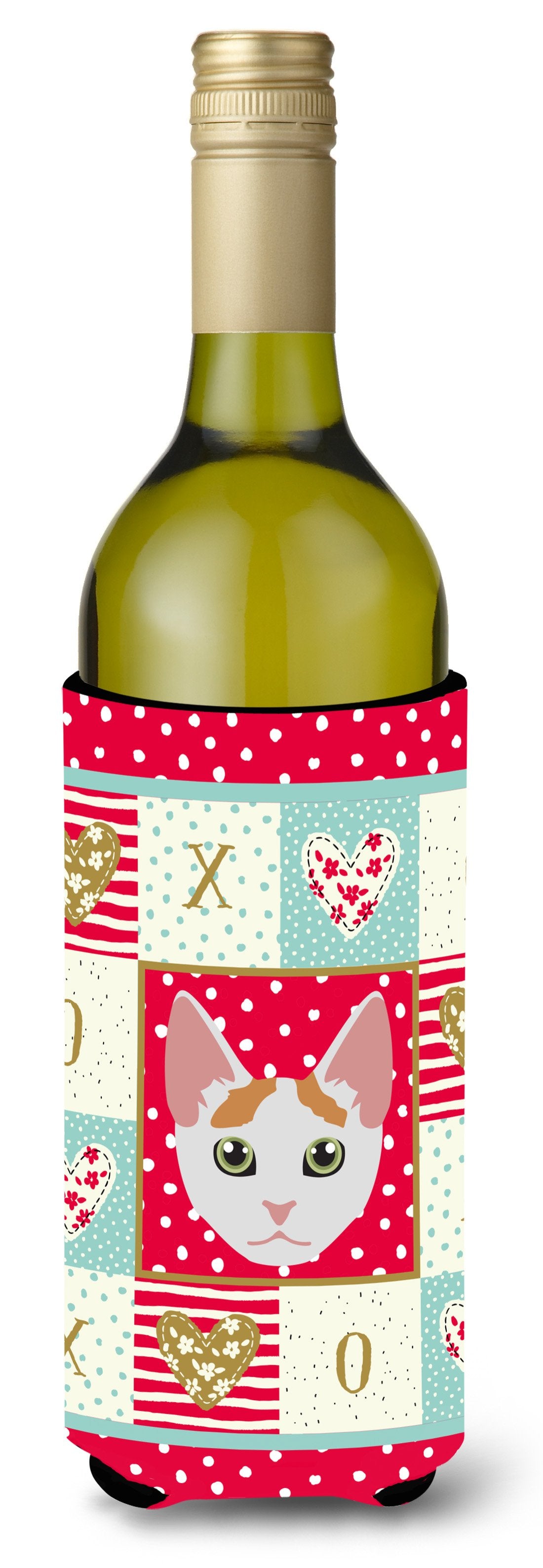 Japanese Bobtail Cat Wine Bottle Beverage Insulator Hugger CK5122LITERK by Caroline's Treasures