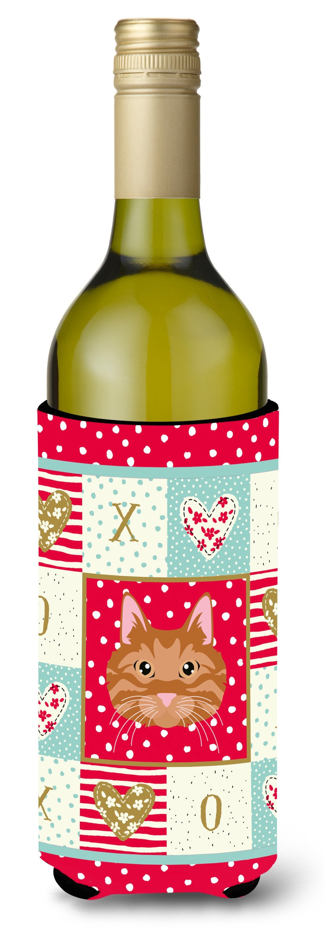 Kurilian Bobtail Cat Wine Bottle Beverage Insulator Hugger CK5126LITERK by Caroline's Treasures