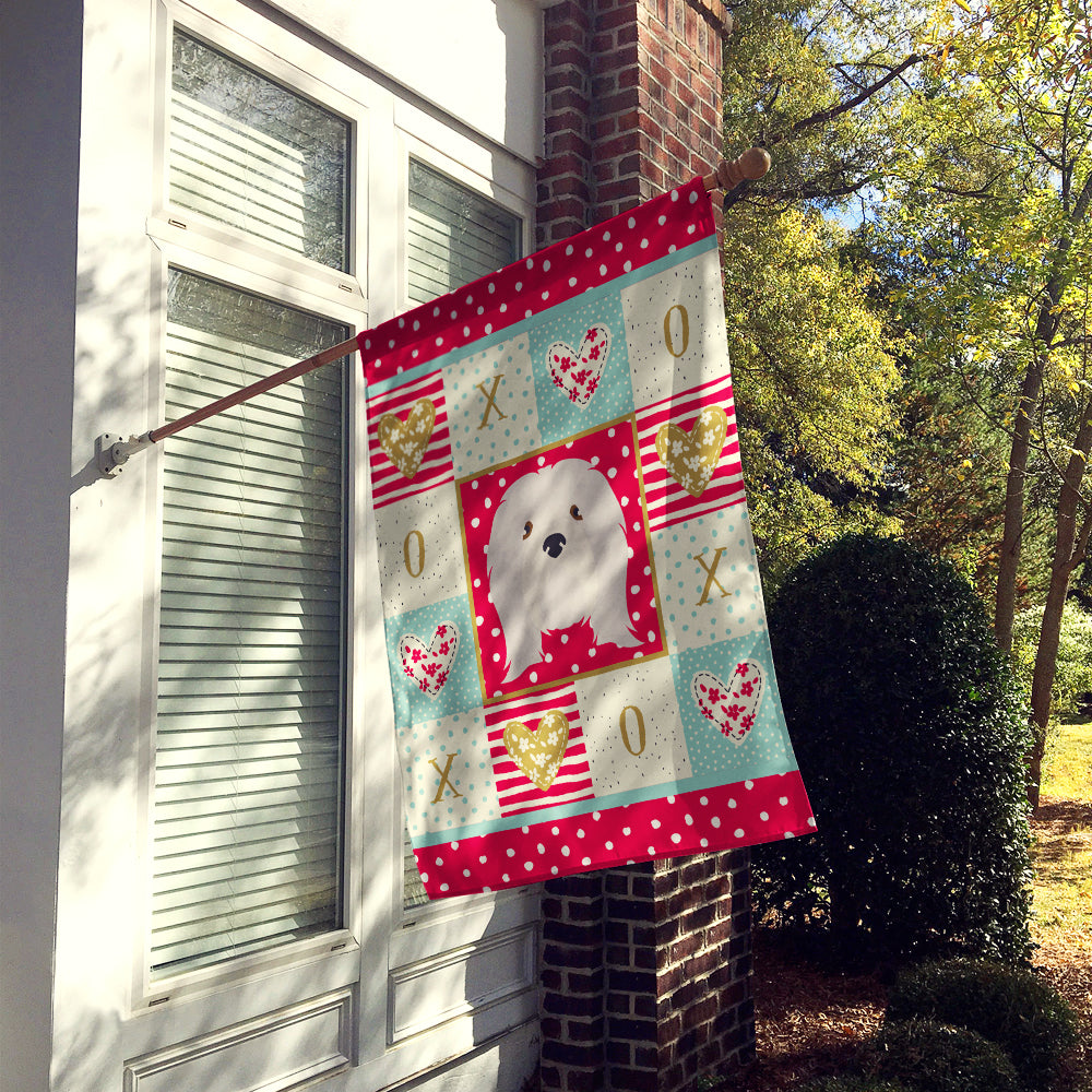 Lhasa Apso Flag Canvas House Size CK5215CHF