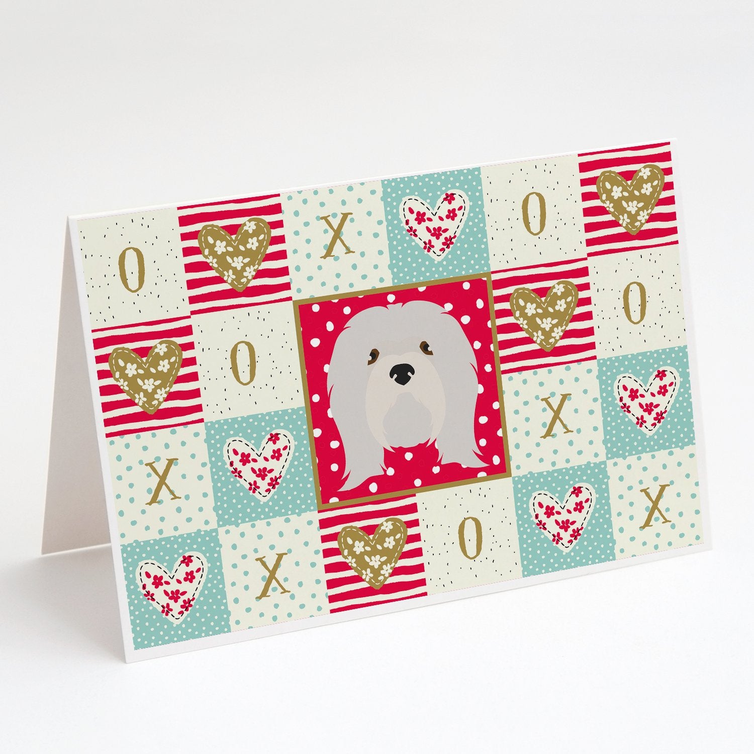 Buy this Lhasa Apso Love Greeting Cards and Envelopes Pack of 8