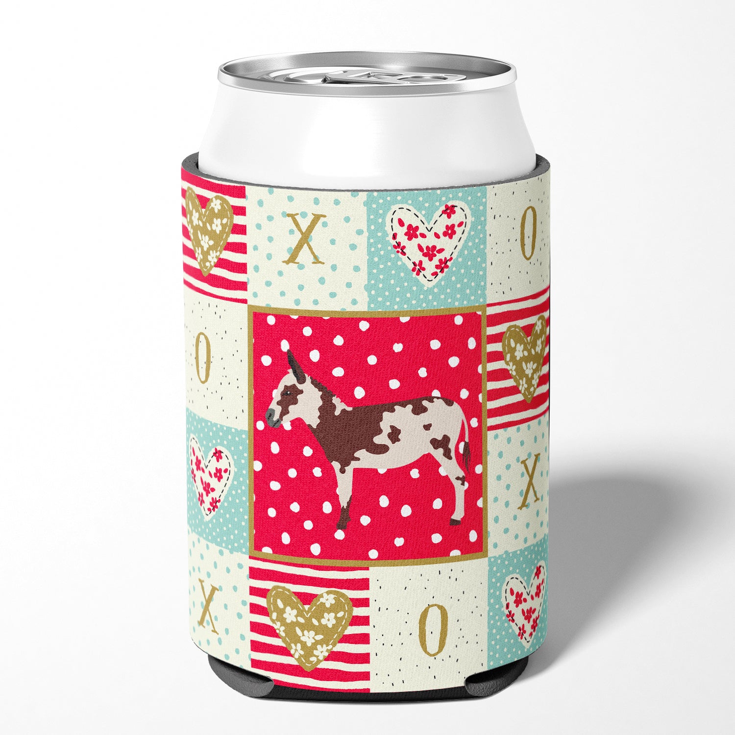 American Spotted Donkey Love Can or Bottle Hugger CK5278CC