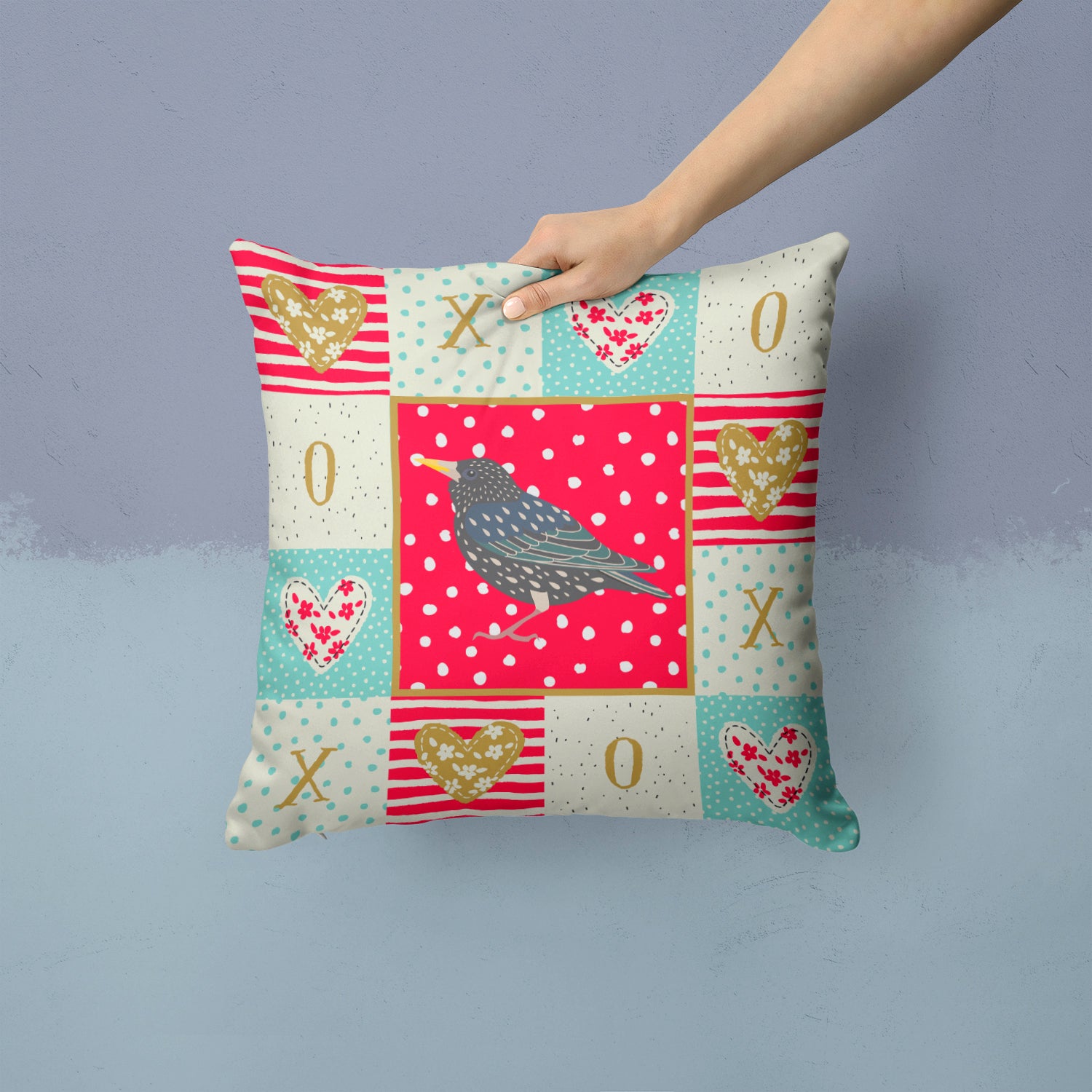 Starling Love Fabric Decorative Pillow CK5515PW1414 - the-store.com