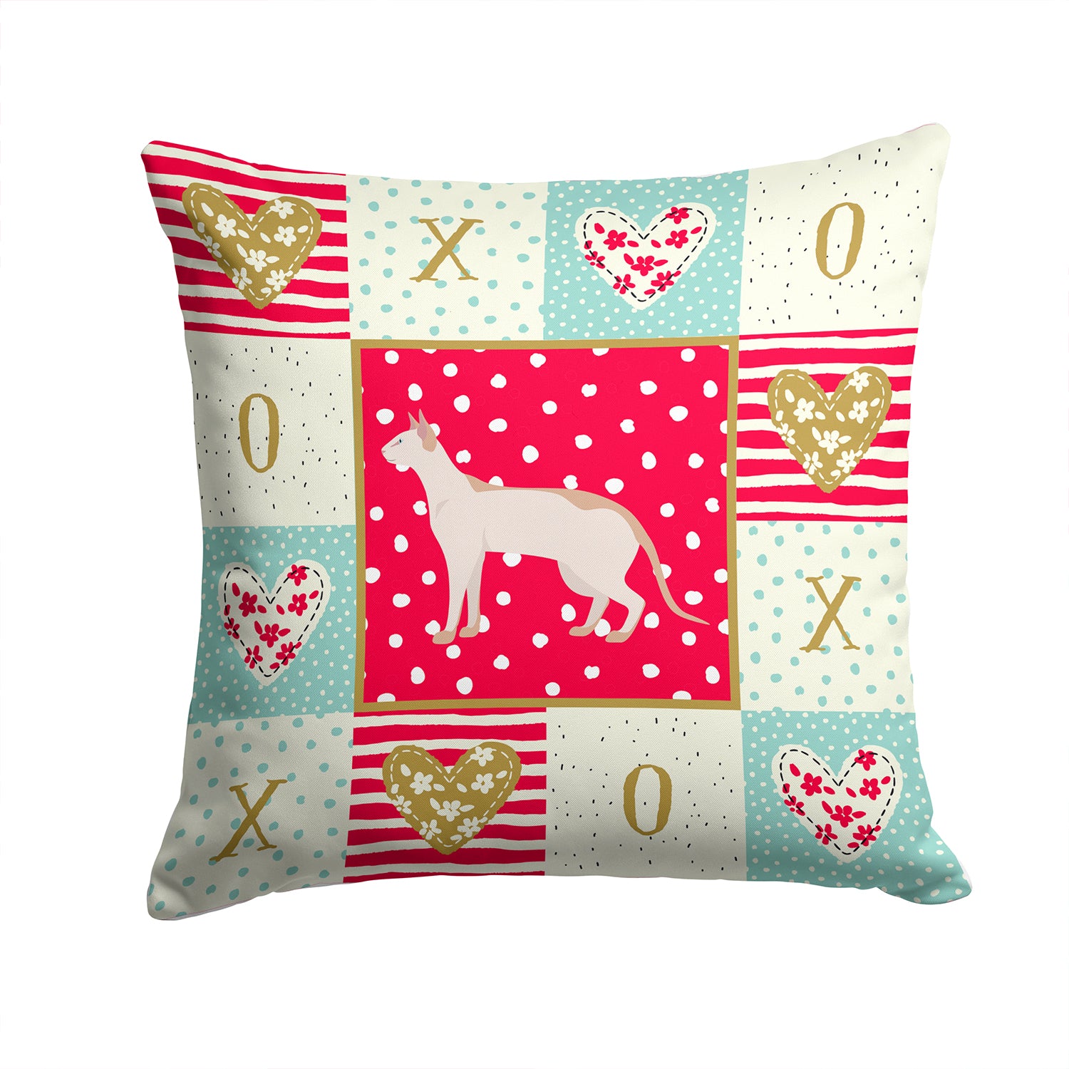 Colorpoint Shorthair #3 Cat Love Fabric Decorative Pillow CK5590PW1414 - the-store.com