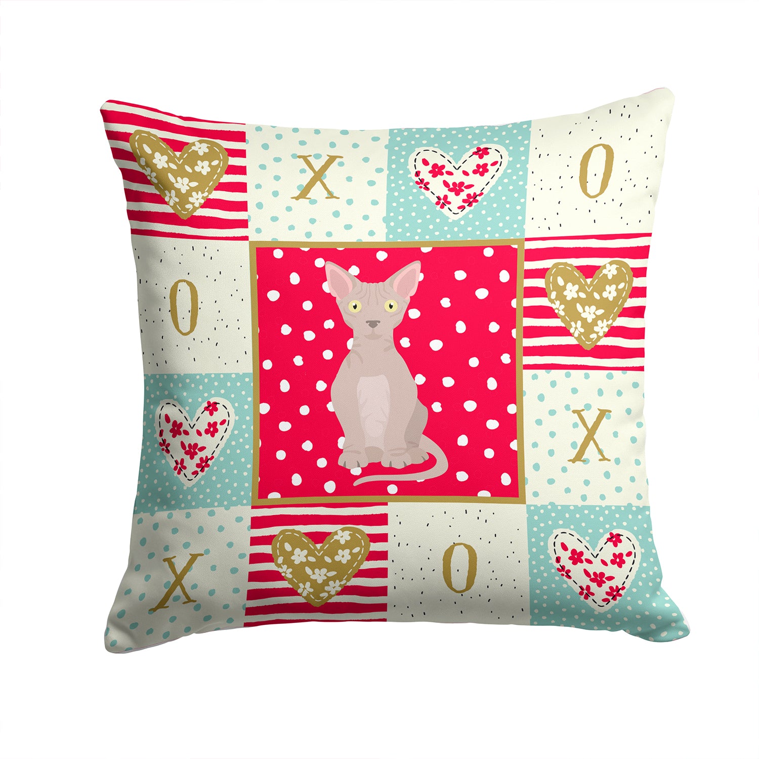 Minskin Cat Love Fabric Decorative Pillow CK5770PW1414 - the-store.com