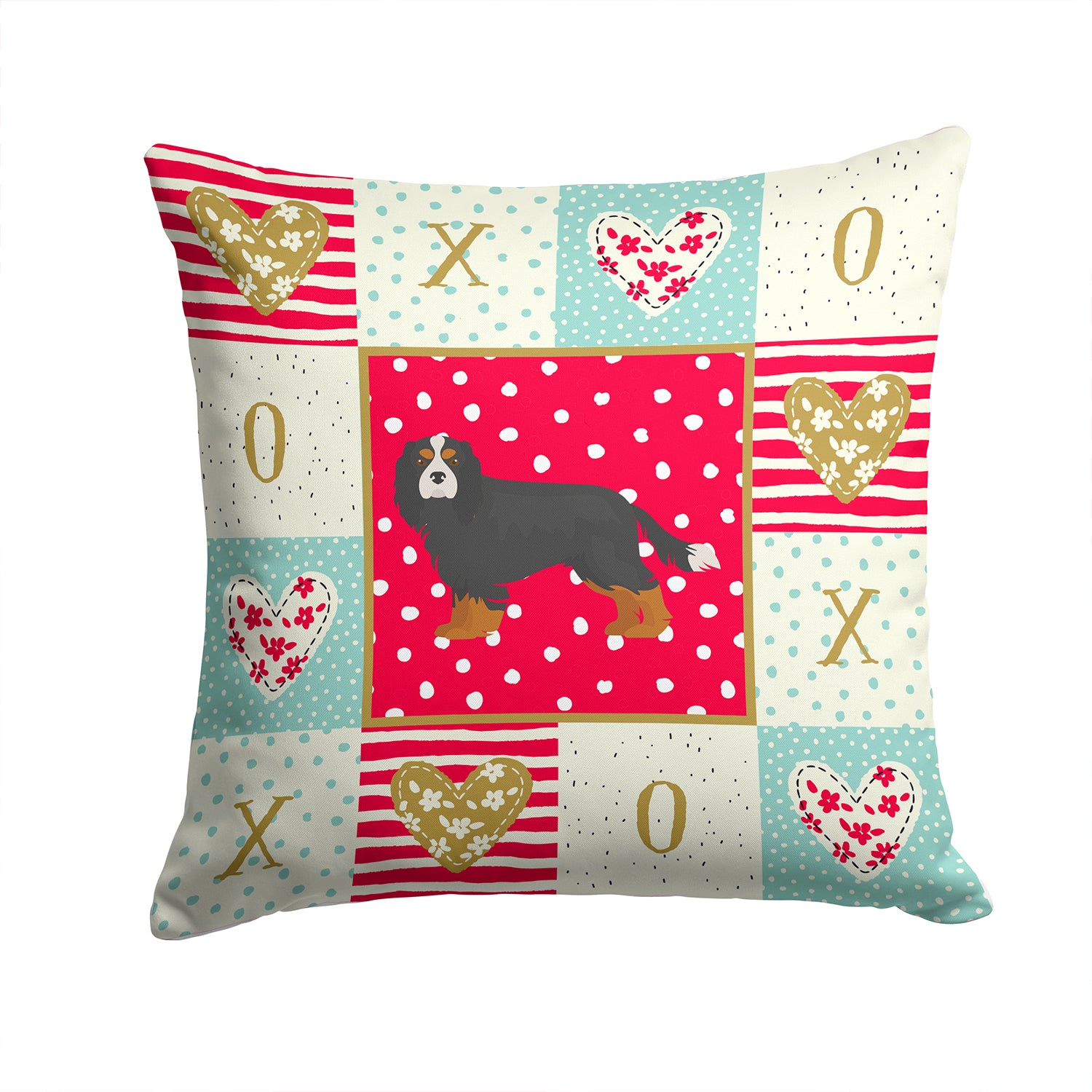 Cavalier King Charles Spaniel Love Fabric Decorative Pillow CK5819PW1414 - the-store.com