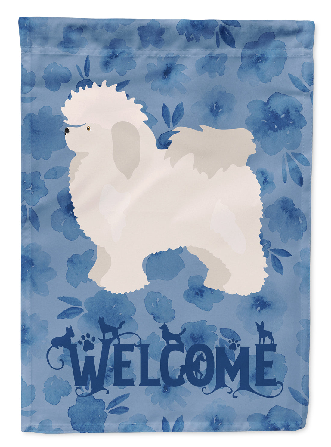 Bolognese Welcome Flag Canvas House Size CK5971CHF