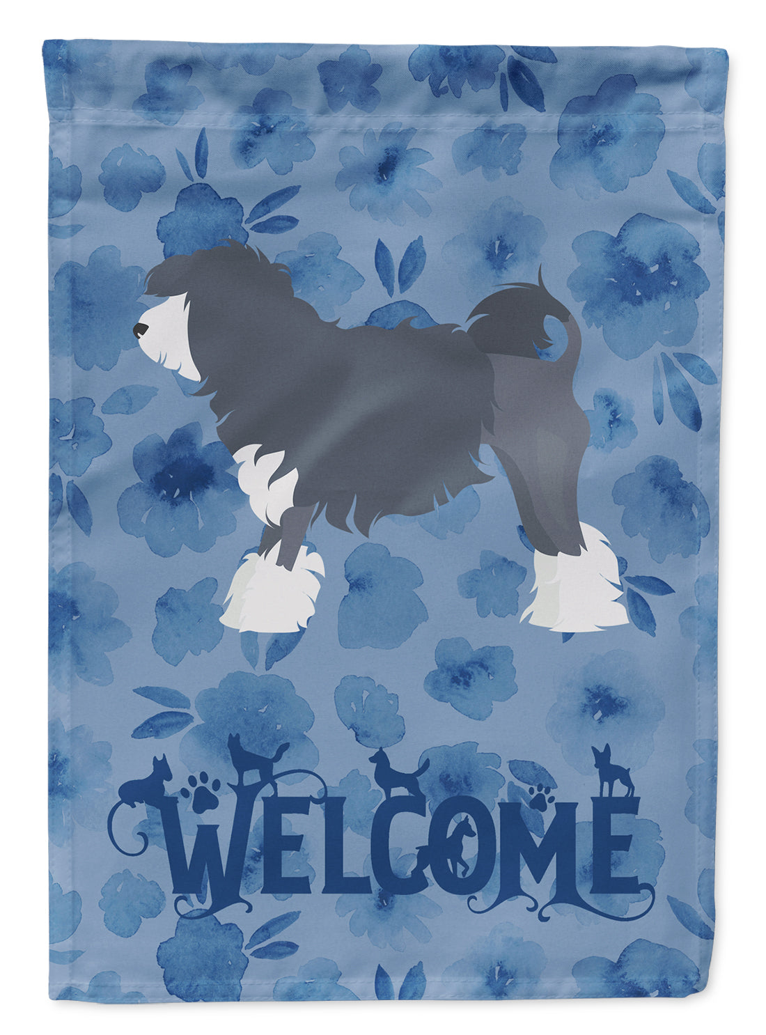 Lowchen Little Lion Dog #1 Welcome Flag Canvas House Size CK6014CHF