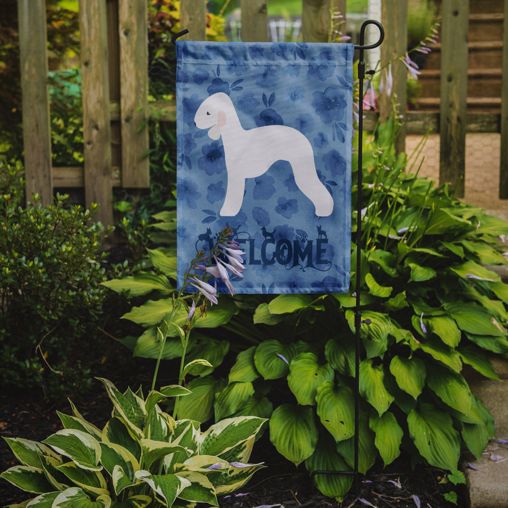 Bedlington Terrier Welcome Flag Garden Size CK6121GF