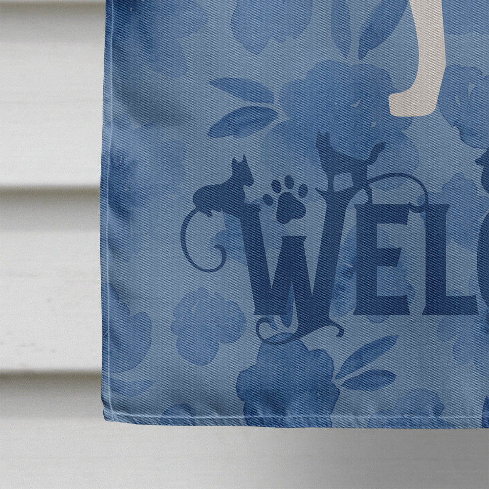 English Pointer Welcome Flag Canvas House Size CK6122CHF