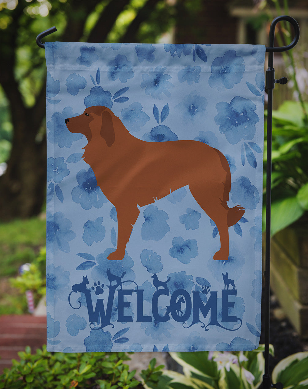 Portuguese Sheepdog Dog Welcome Flag Garden Size CK6158GF