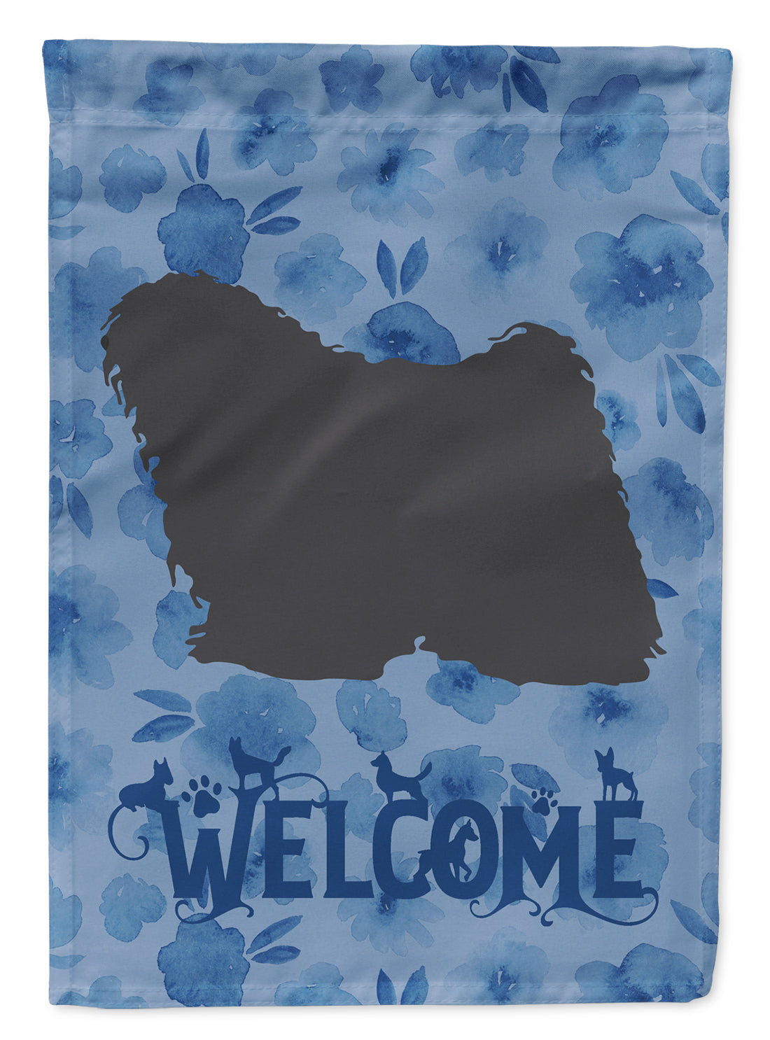 Puli Welcome Flag Canvas House Size CK6190CHF