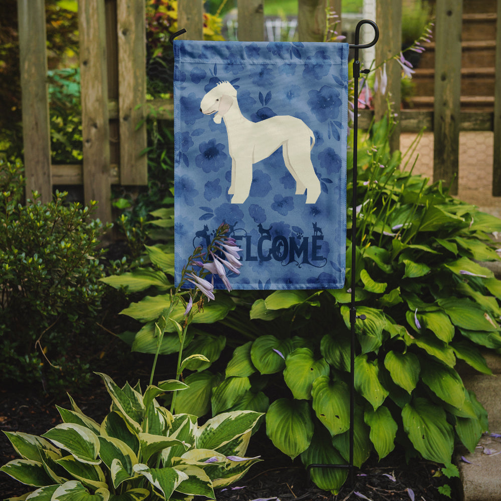 Bedlington Terrier Welcome Flag Garden Size CK6224GF