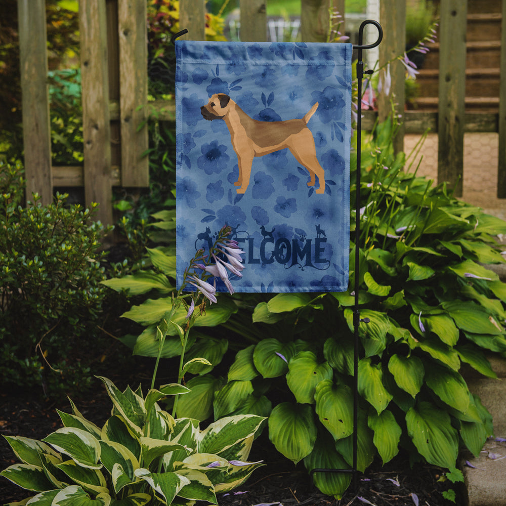 Border Terrier Welcome Flag Garden Size CK6227GF