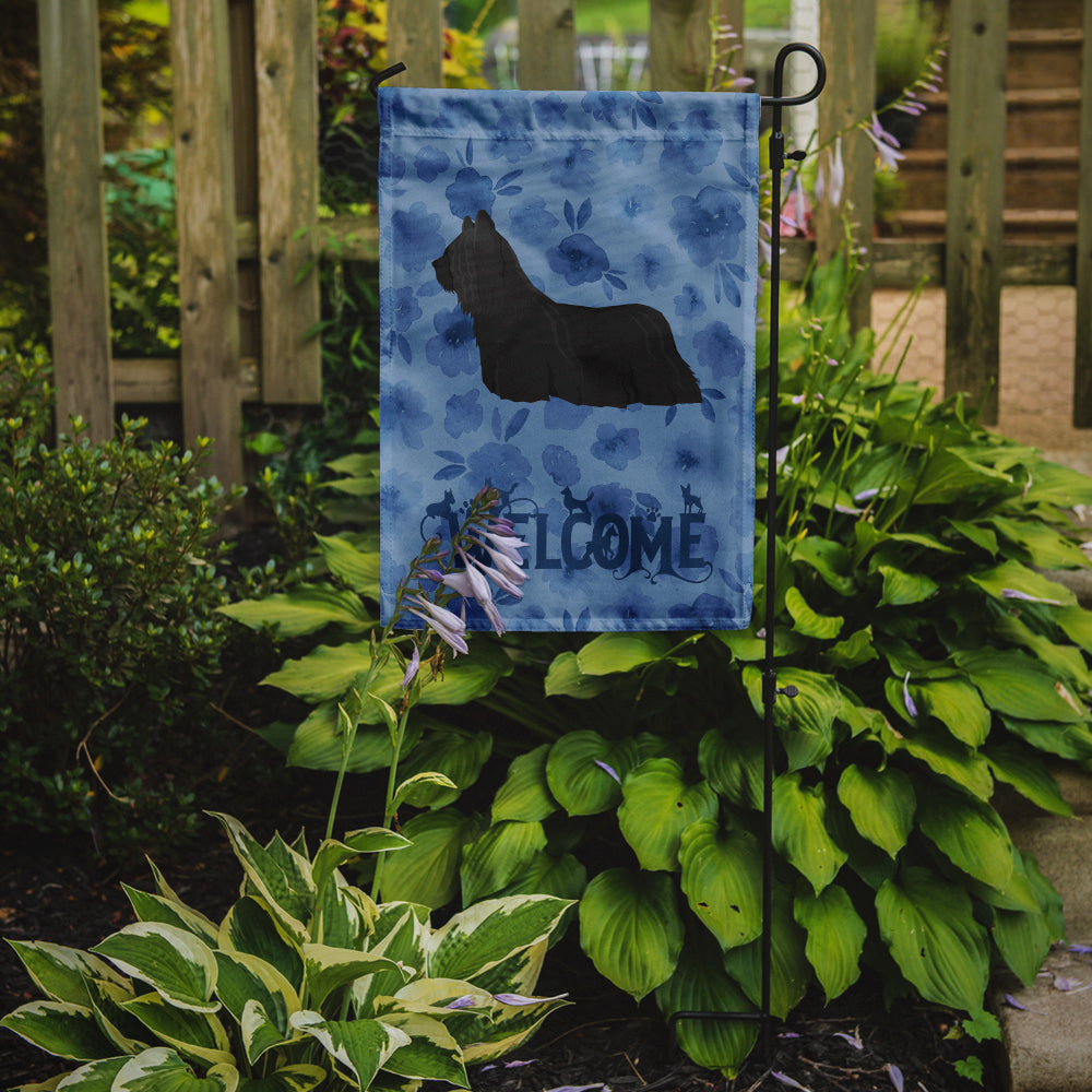 Skye Terrier Welcome Flag Garden Size CK6268GF