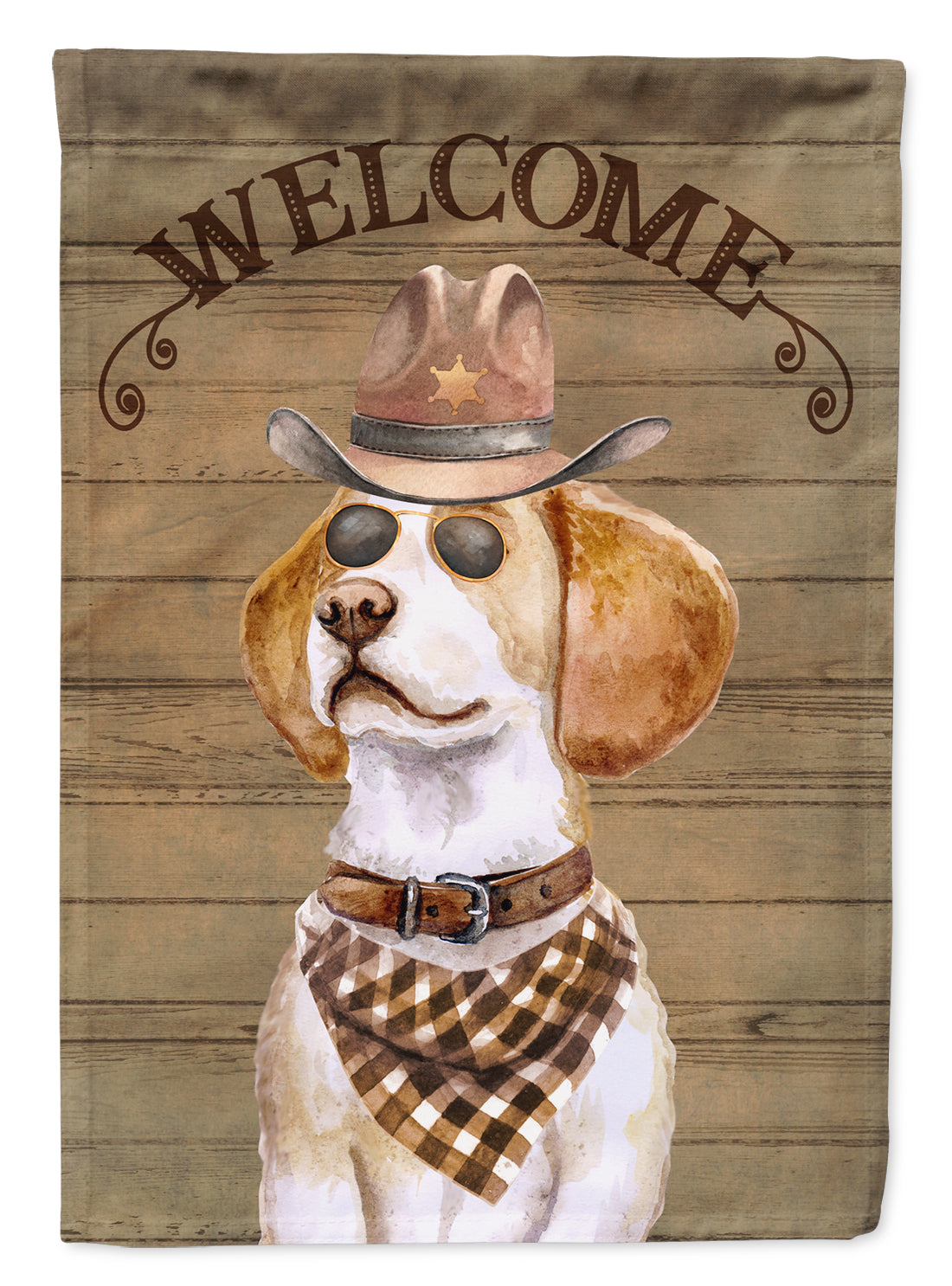 Beagle #2 Country Dog Flag Canvas House Size CK6283CHF
