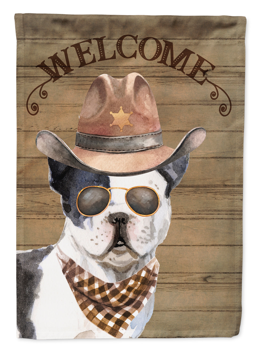 French Bulldog Country Dog Flag Canvas House Size CK6289CHF