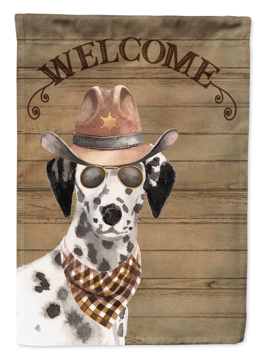 Dalmatian Country Dog Flag Canvas House Size CK6313CHF