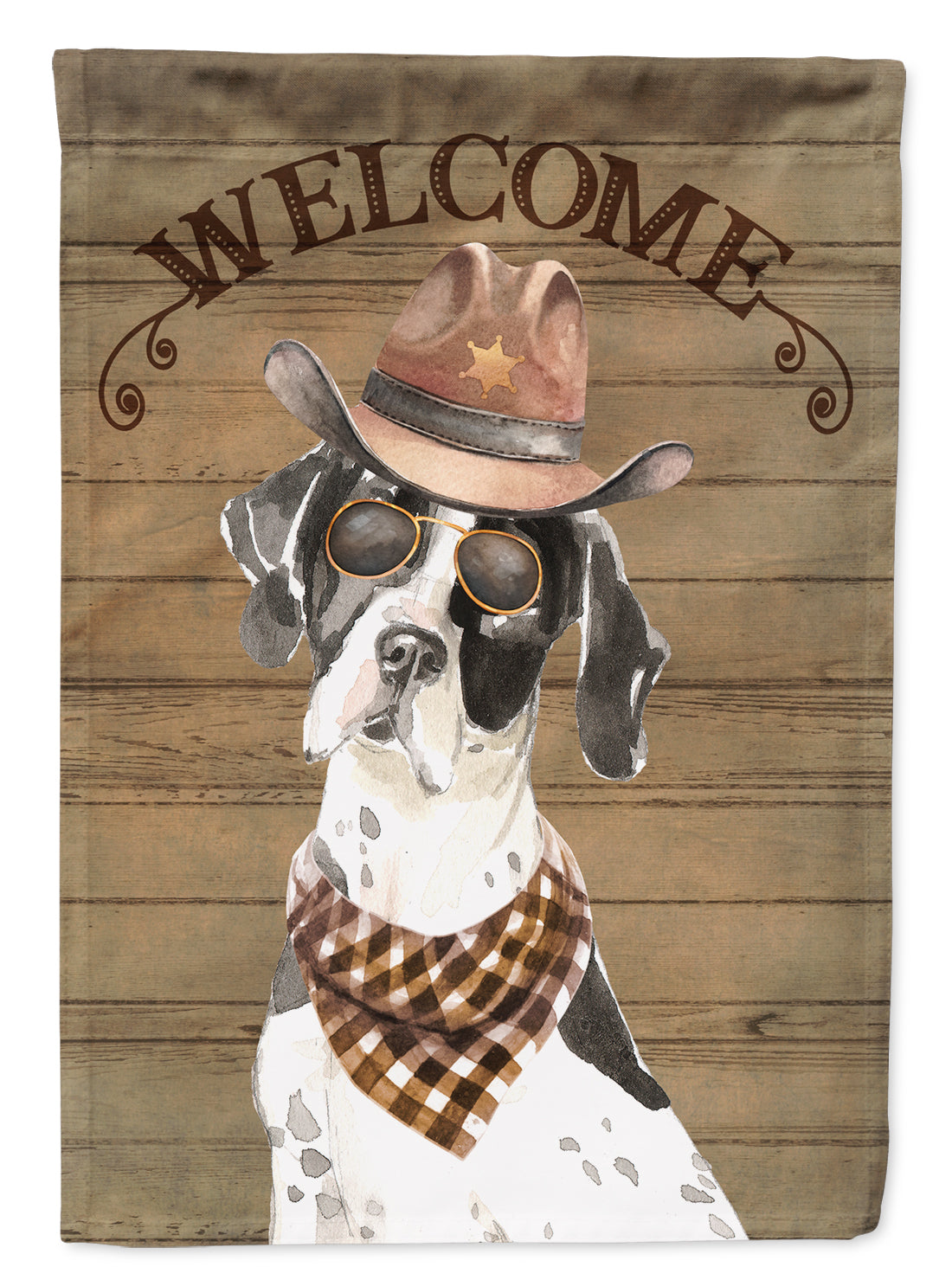 English Pointer Country Dog Flag Canvas House Size CK6329CHF