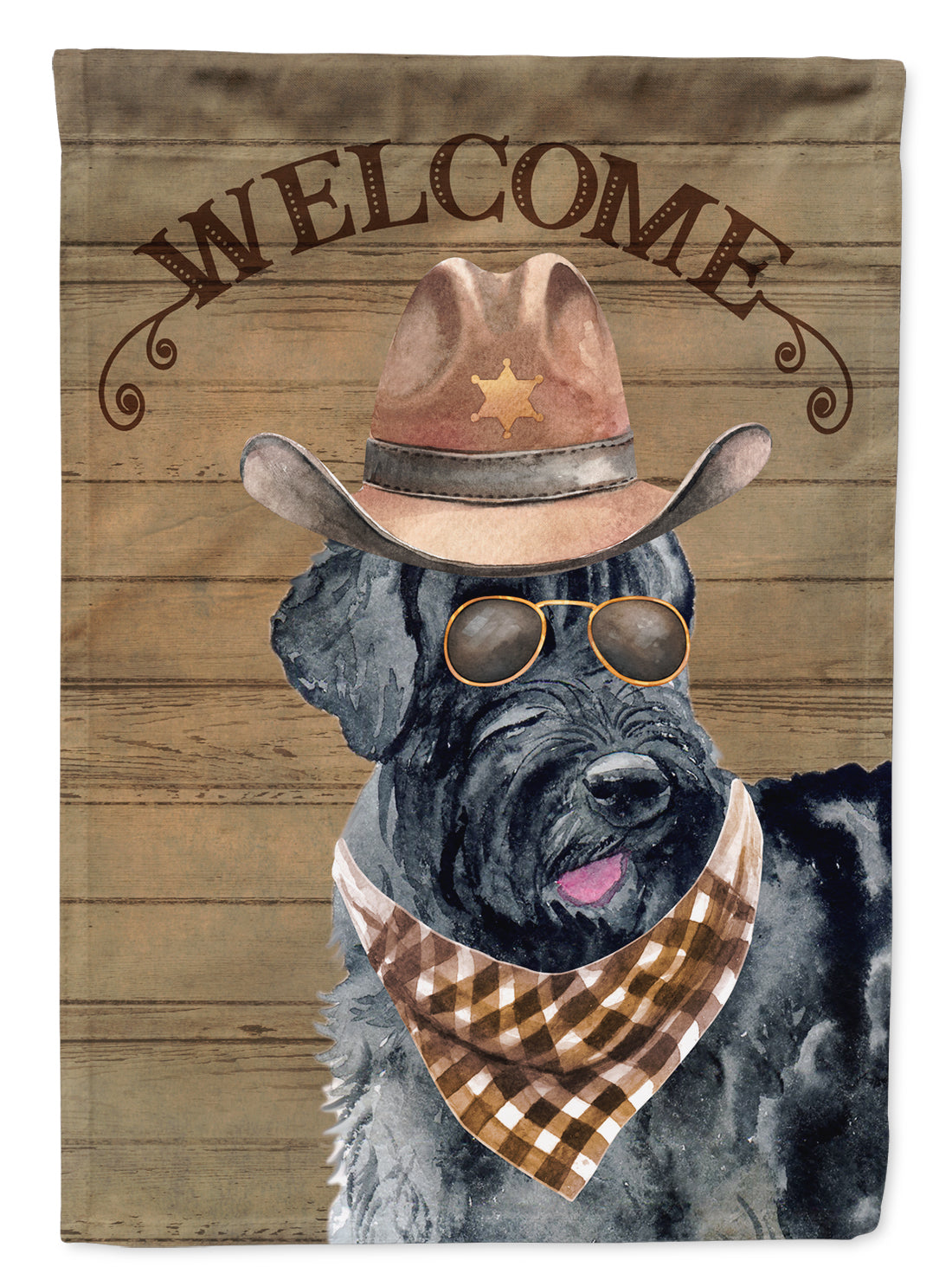 Giant Schnauzer Country Dog Flag Canvas House Size CK6355CHF