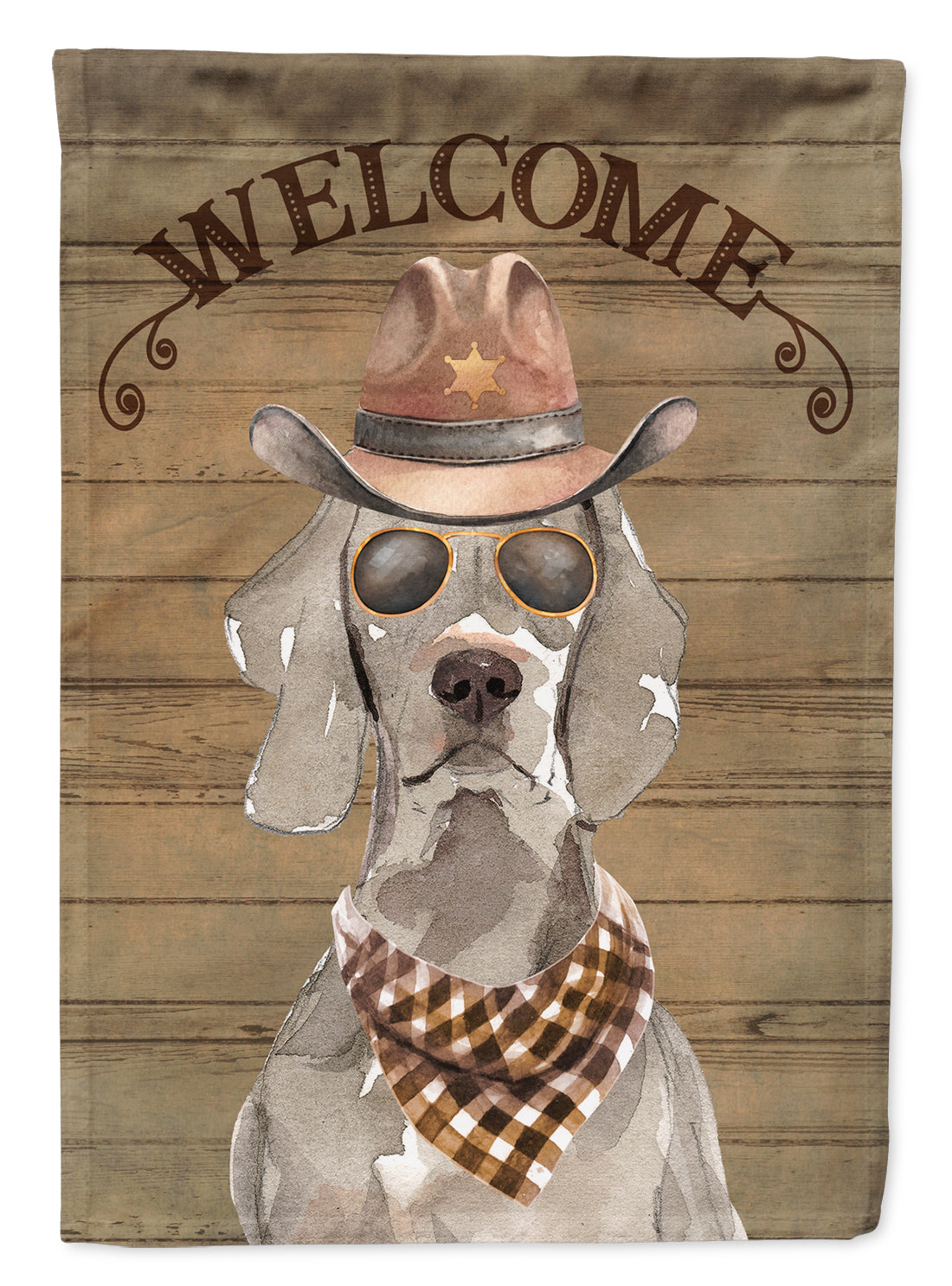 Weimaraner Country Dog Flag Canvas House Size CK6372CHF