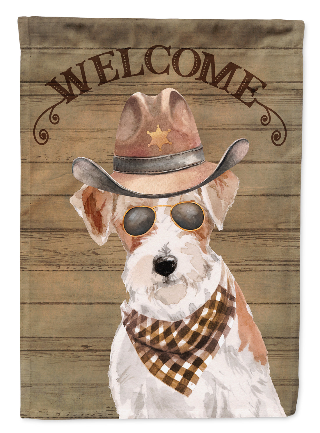 Jack Russell Terrier Country Dog Flag Garden Size CK6379GF