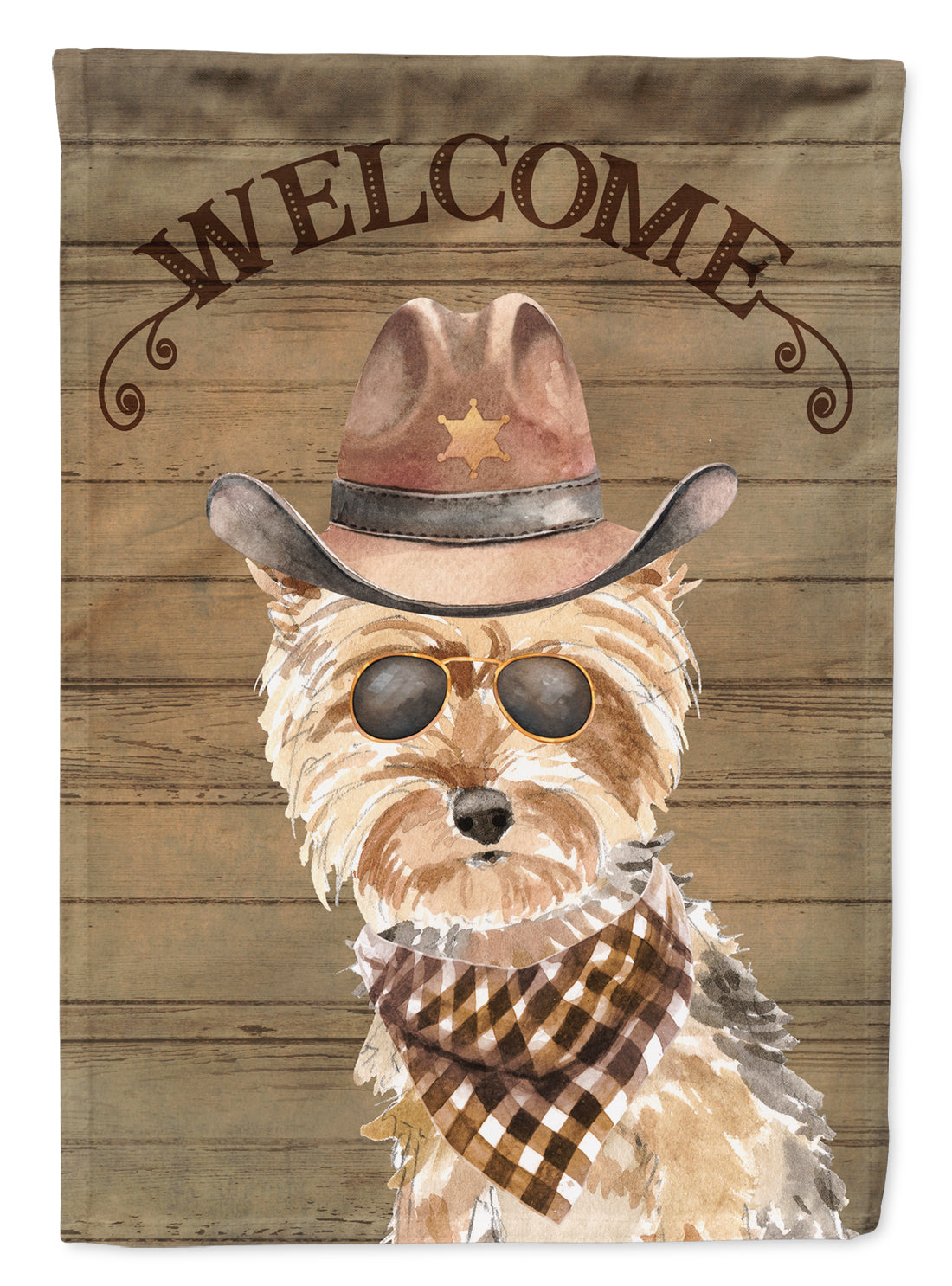 Yorkshire Terrier #2 Country Dog Flag Canvas House Size CK6380CHF