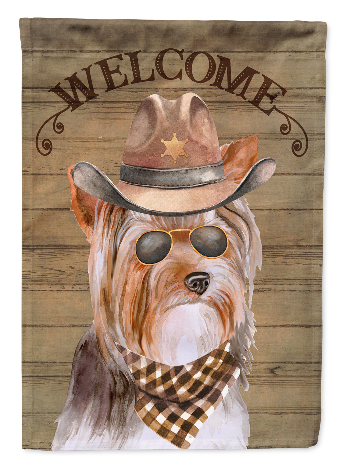 Yorkshire Terrier #3 Country Dog Flag Canvas House Size CK6381CHF