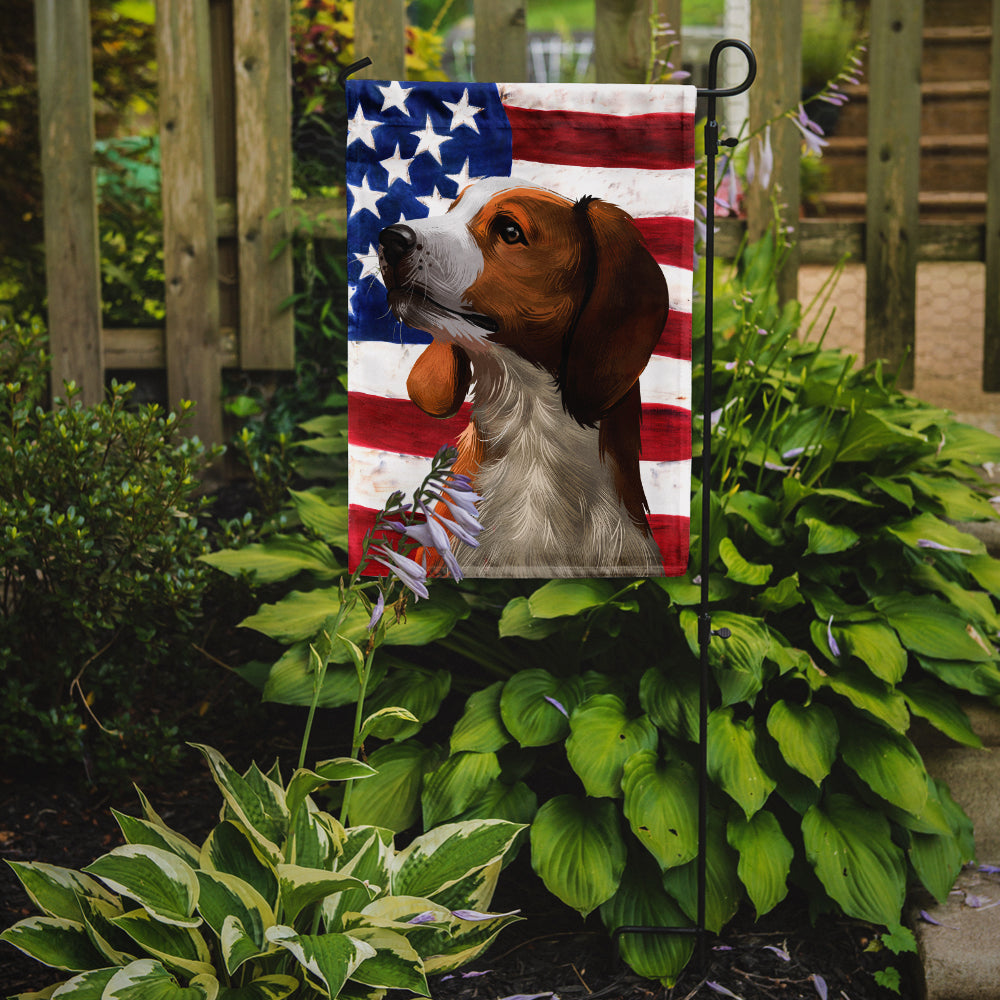 American English Coonhound American Flag Flag Garden Size CK6397GF