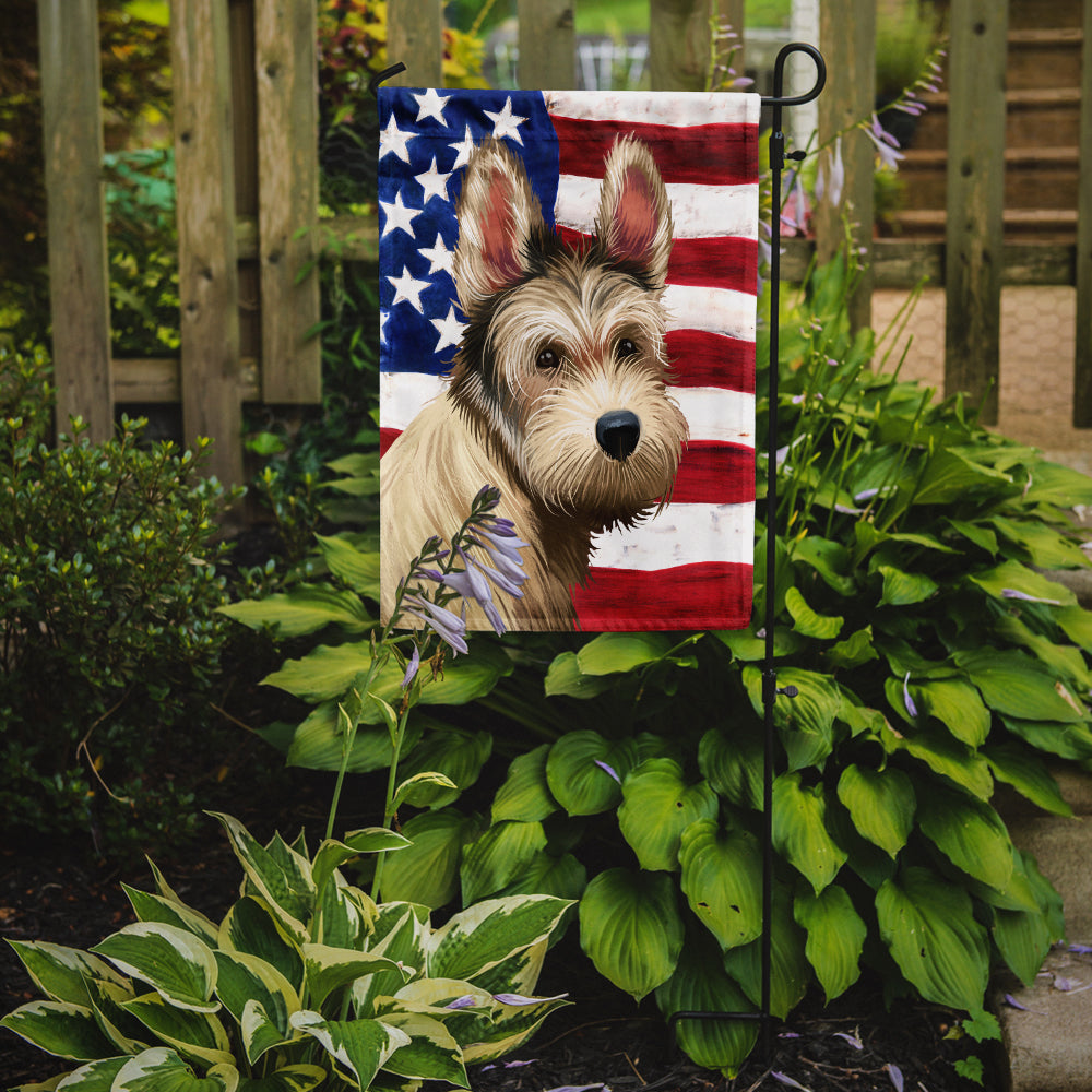 Berger Picard Dog American Flag Flag Garden Size CK6432GF