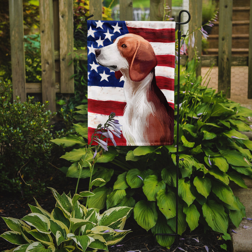 Deutsche Bracke Dog American Flag Flag Garden Size CK6503GF
