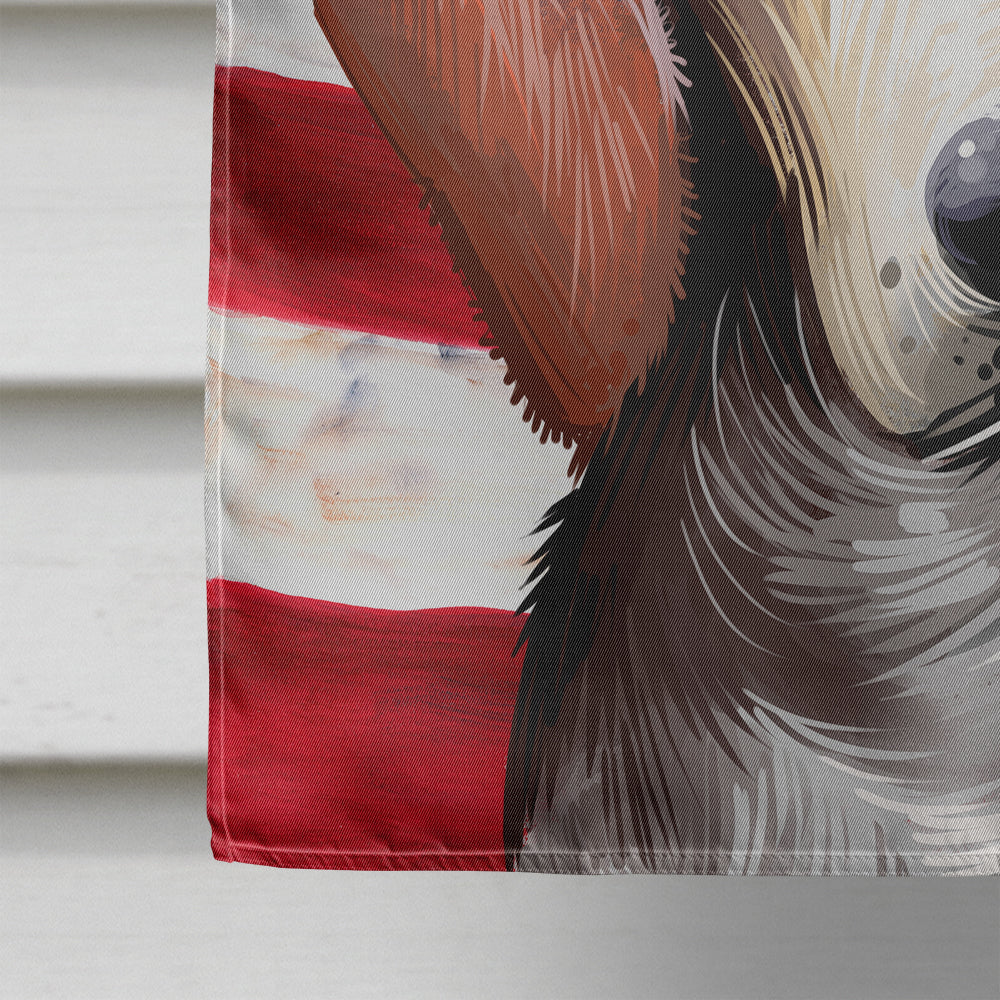 Estonian Hound Dog American Flag Flag Canvas House Size CK6517CHF