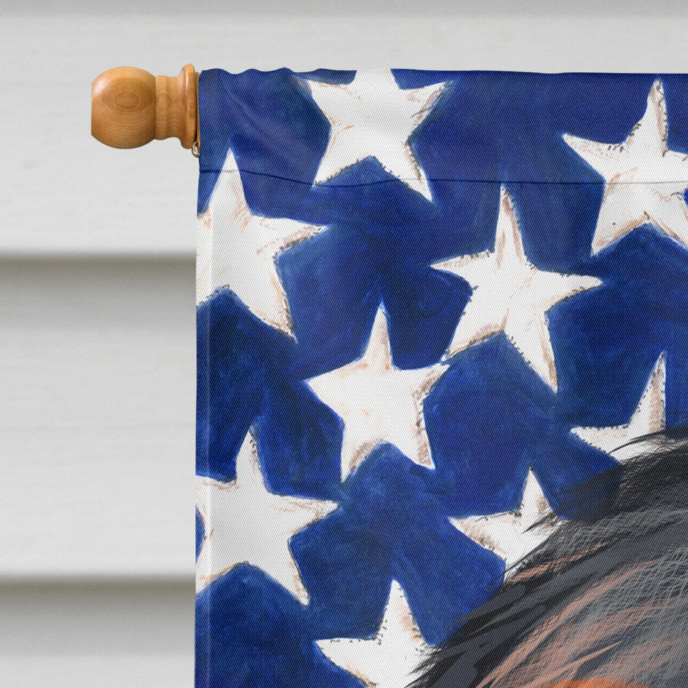 Estrela Mountain Dog American Flag Flag Canvas House Size CK6518CHF