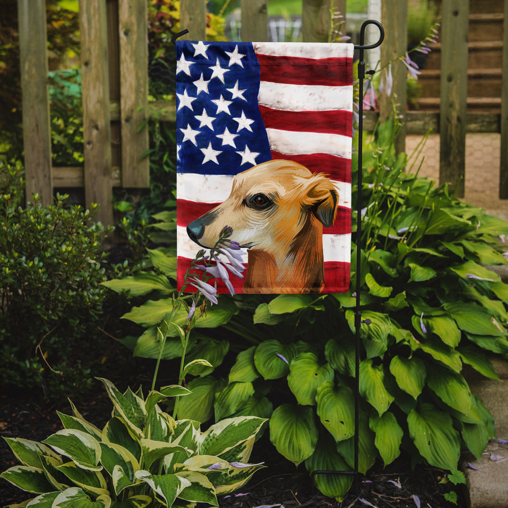 Galgo Espanol Dog American Flag Flag Garden Size CK6530GF