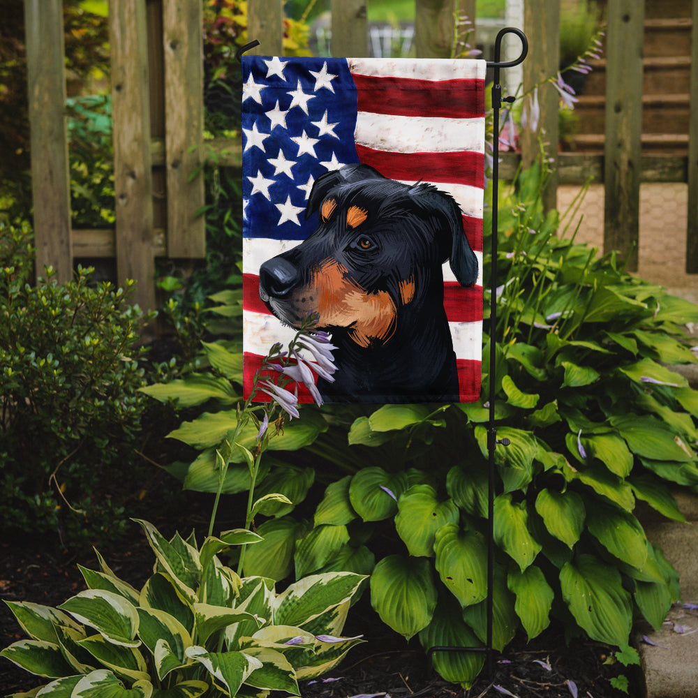Greek Harehound Dog American Flag Flag Garden Size CK6549GF